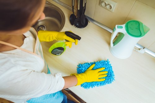 Deep cleaning treatment for high-traffic business carpets in Knightsbridge