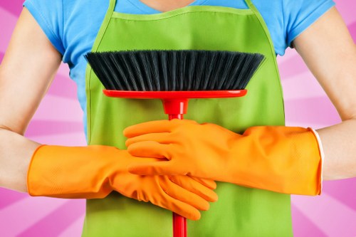 Professional short-let cleaning with linen change and bathroom sanitising