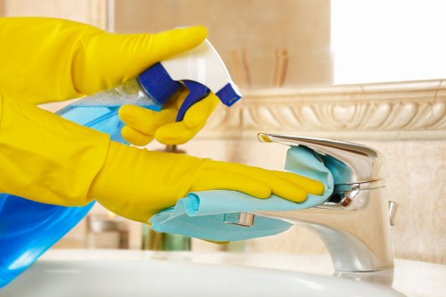 Professional deep cleaning for a mattress in a central London property