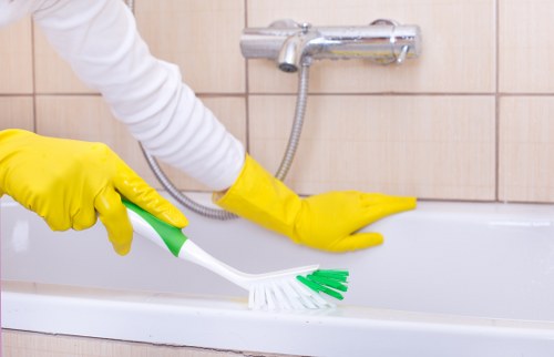 Professional cleaning process for pet stain odour removal in a Knightsbridge property