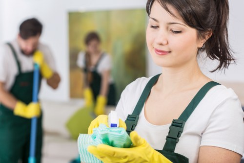 Professional carpet maintenance for a Knightsbridge hotel corridor