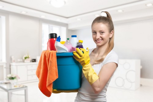 Booking confirmation and service details for a cleaning appointment