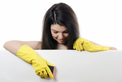 Local pet odour removal service inspecting carpet contamination in Knightsbridge